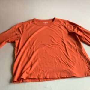 Old Navy Vibrant Orange Long Sleeve Tee